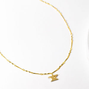 Letter Necklace (Y) - Gold